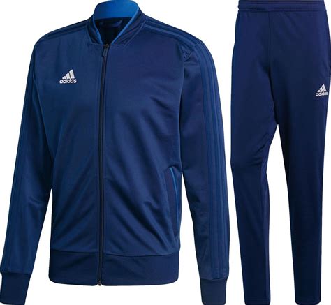 adidas pak blauw heren|adidas trainingspakken.